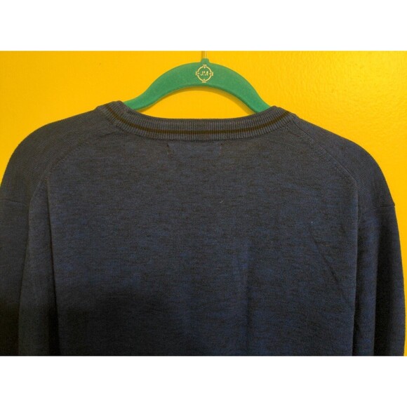Banana Republic Sweater Men's Blue Long Sleeve Pocket Casual Knit Size Large L - Picture 8 of 8